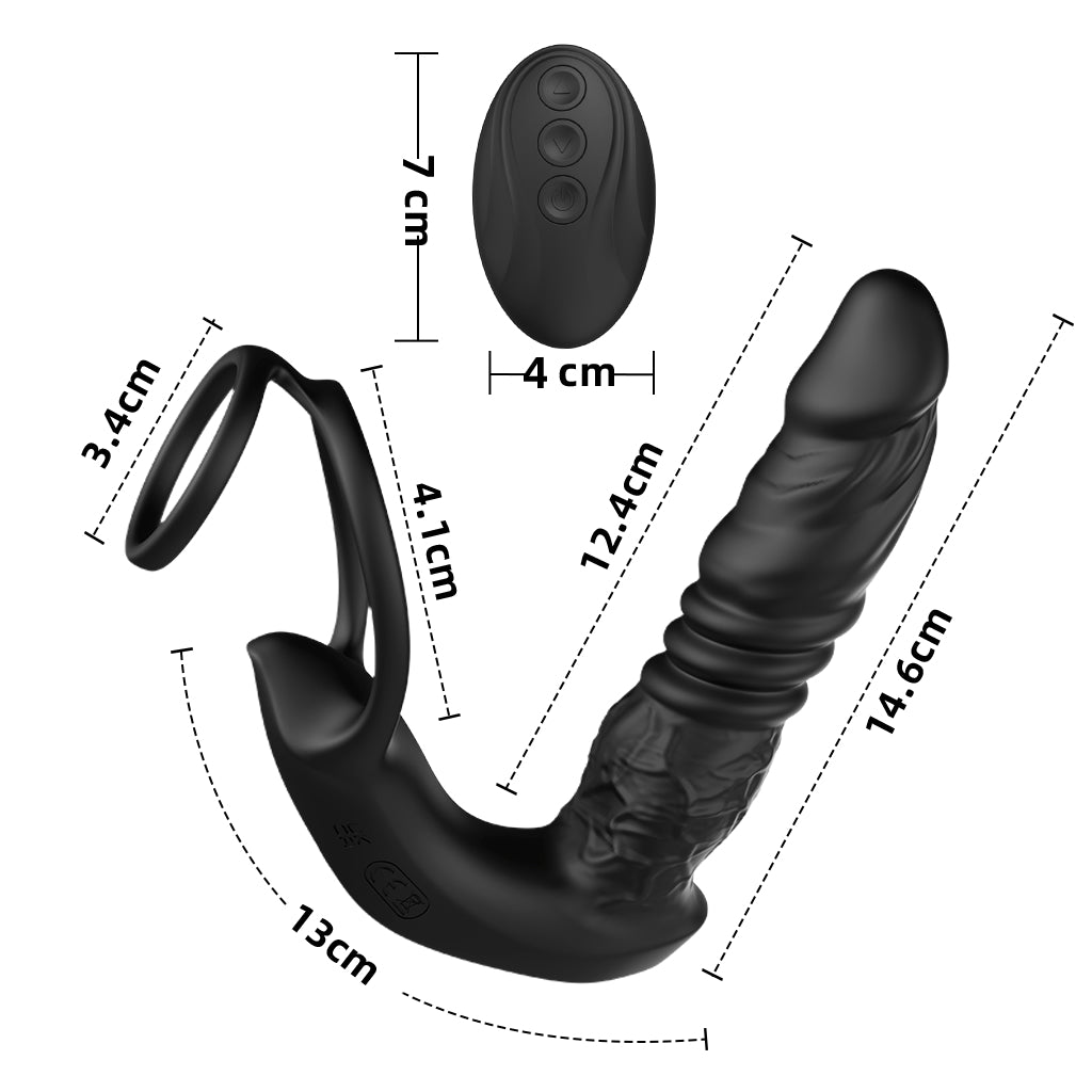 Prostate Toys Anal Plugs With Vibration Push