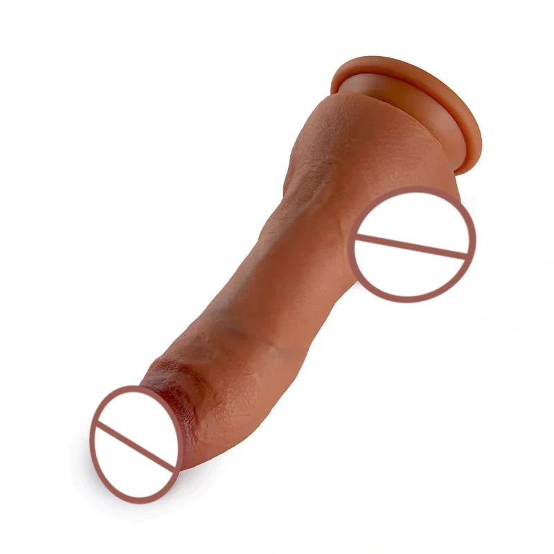 Realistischer Dildo mit pralle Hoden 3,5 CM