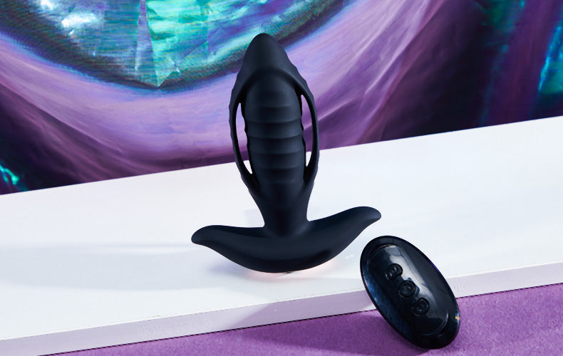 Prostate Stimulation Anal Plug 8 Push 12 Vibration