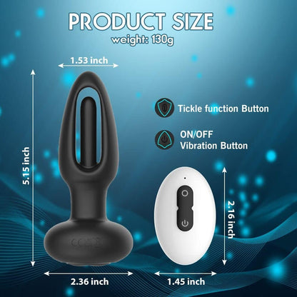 Analplug 10 Vibrations Powerful Knocking Mode